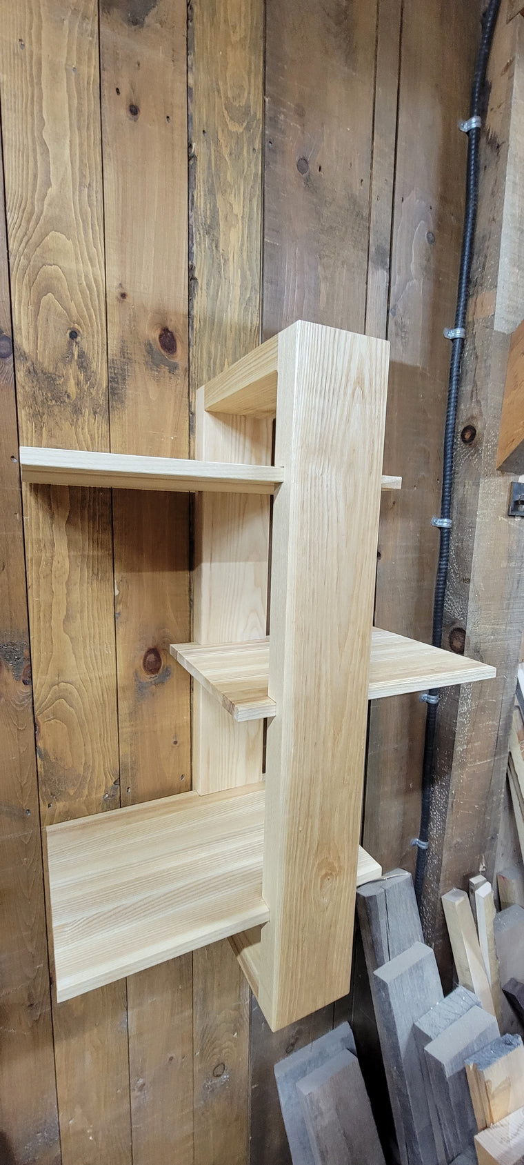 Ash Wood Shift Shelf