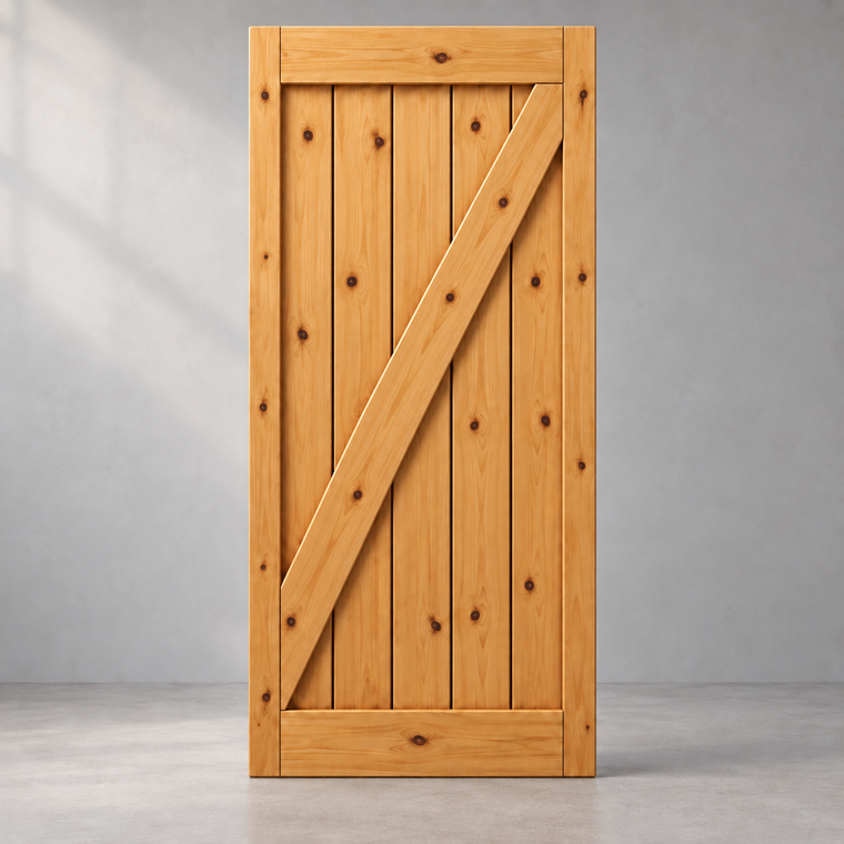 Handcrafted Pine Barn Doors