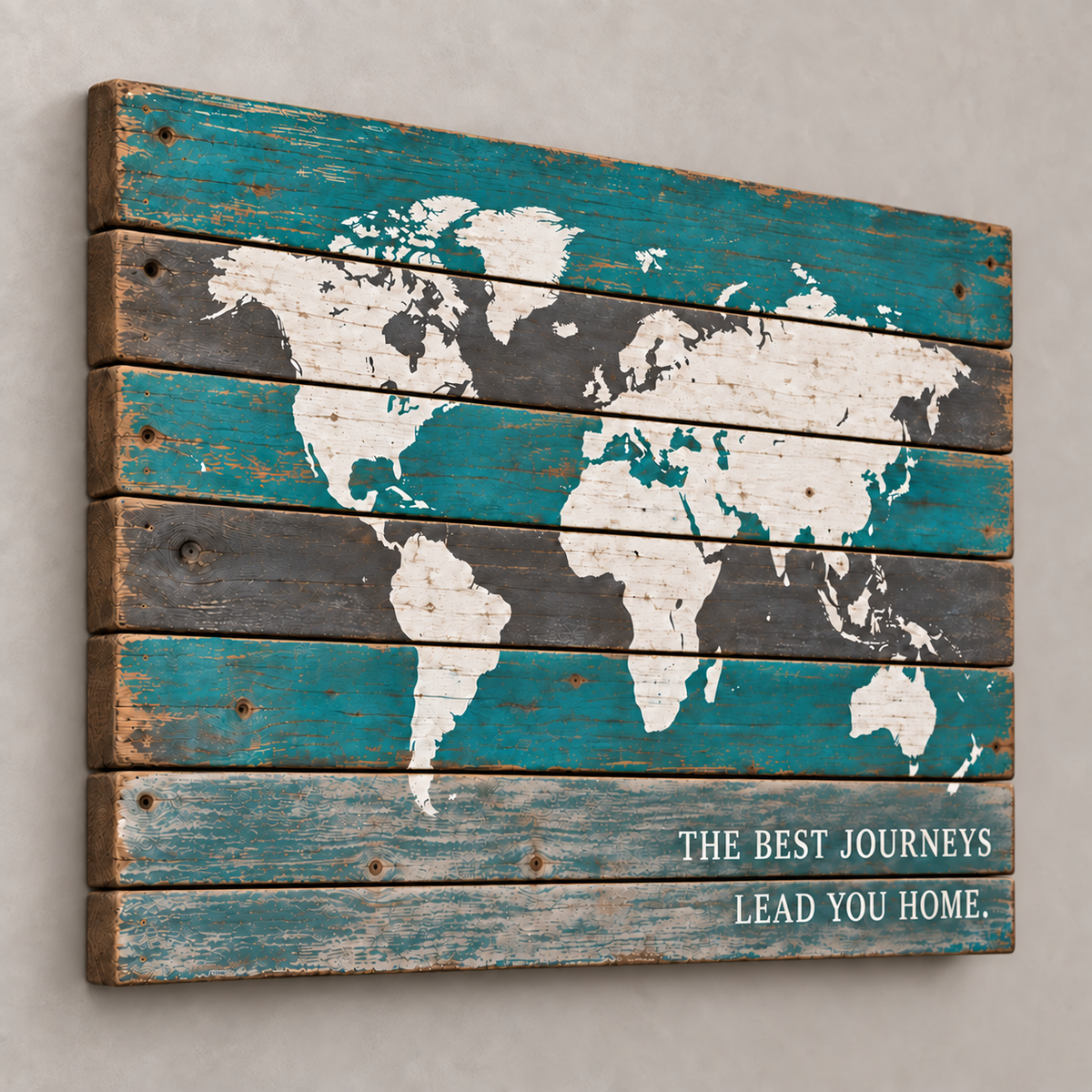 Carte du monde chic