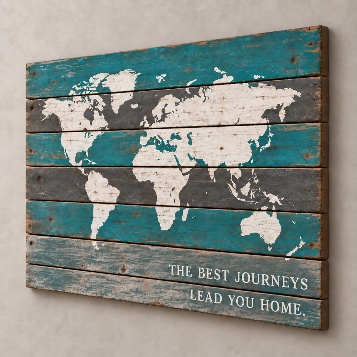 Carte du monde chic