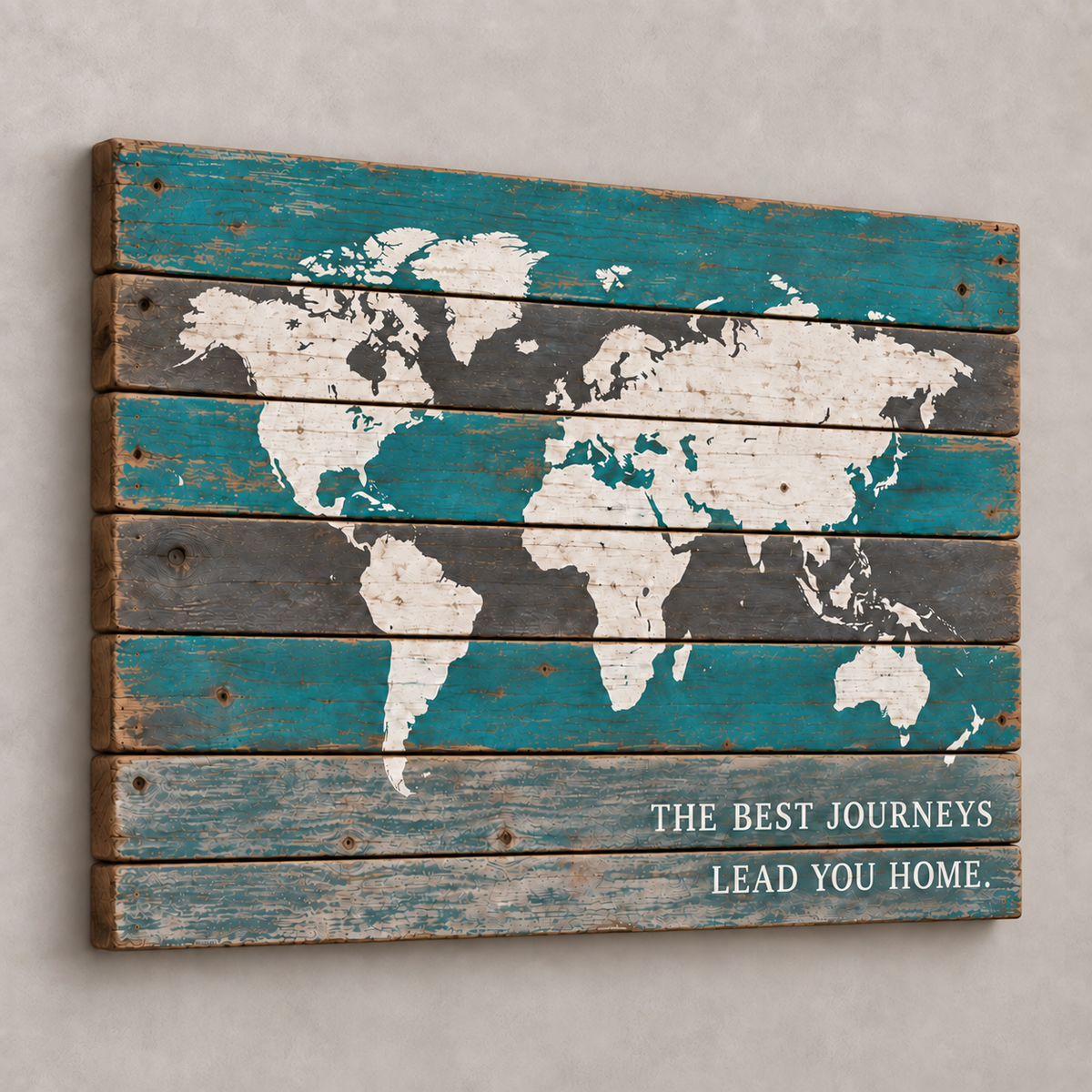 Carte du monde chic