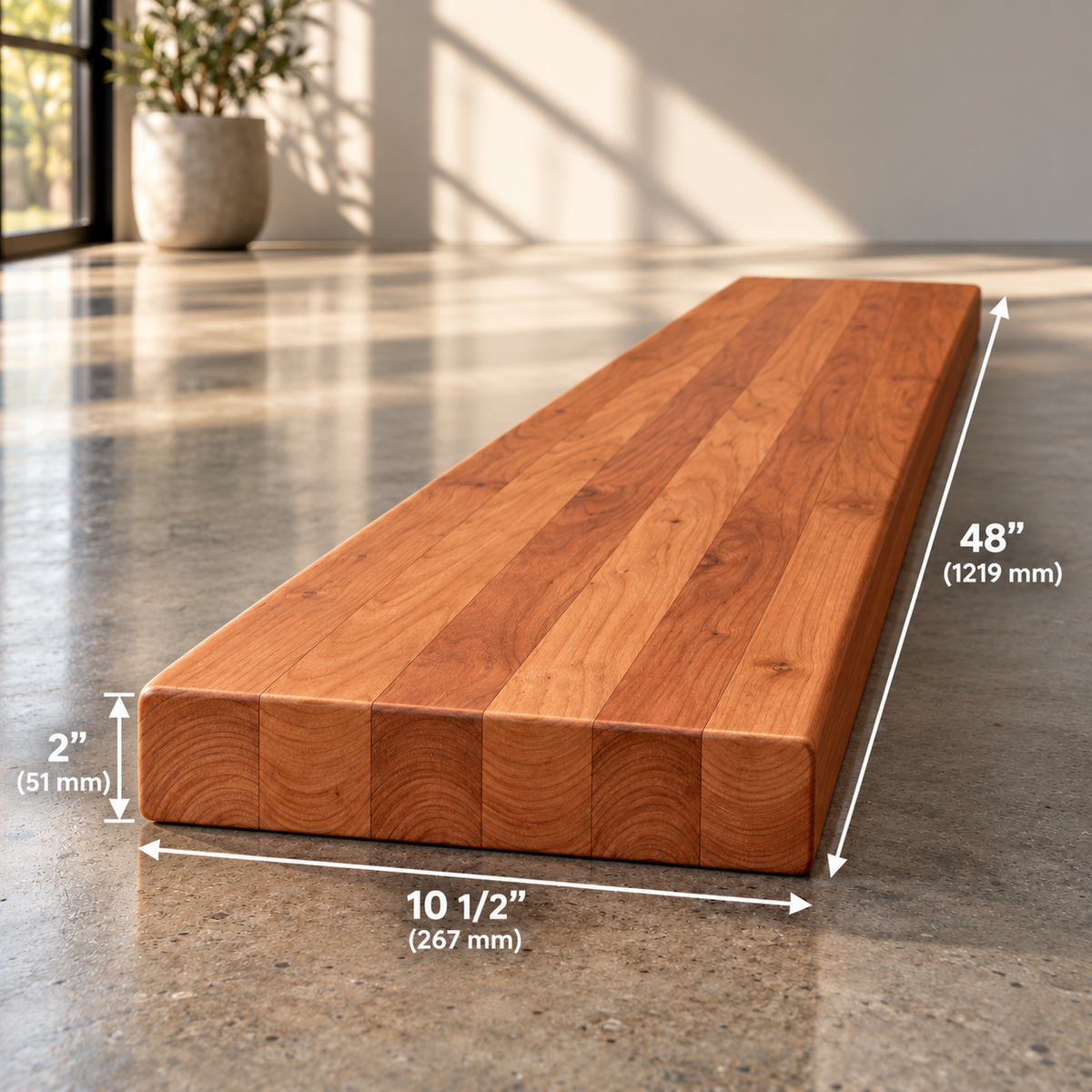 Cherry Wood Stair Treads
