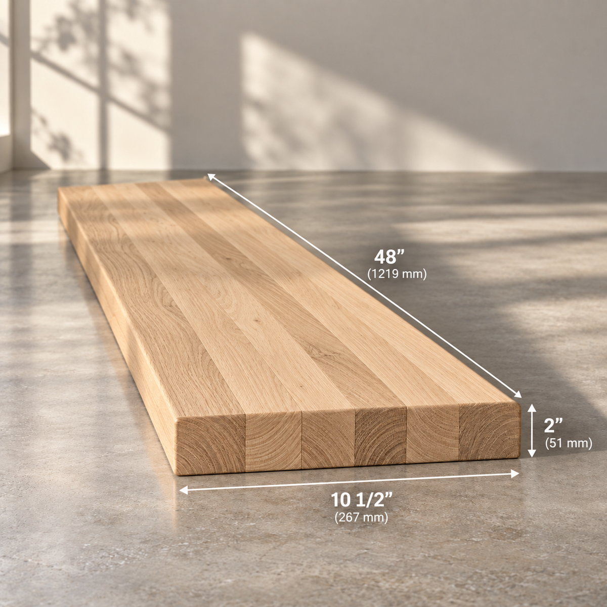 White Oak Stair Treads