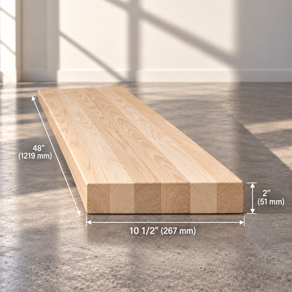 Ash Wood Stair Treads