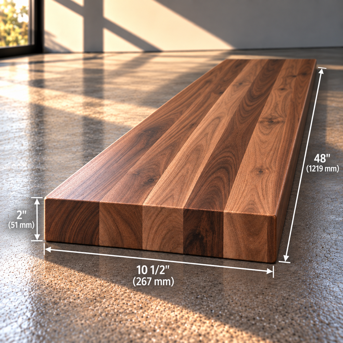 Black Walnut Stair Treads