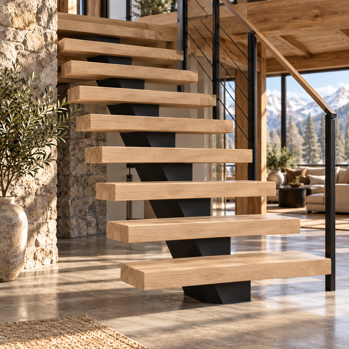 White Oak Stair Treads