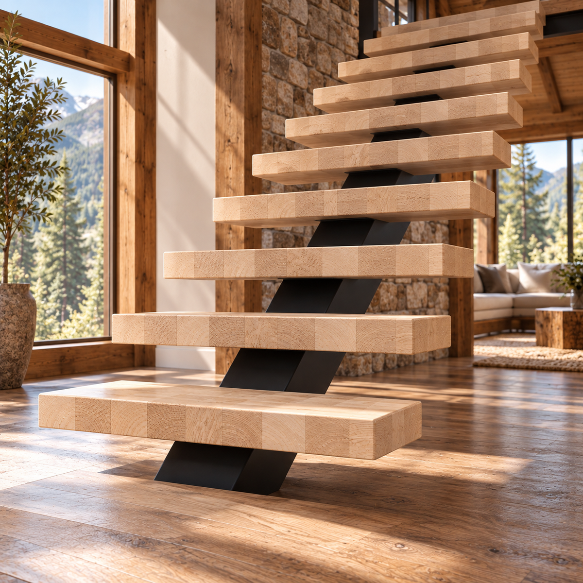 Ash Wood Stair Treads