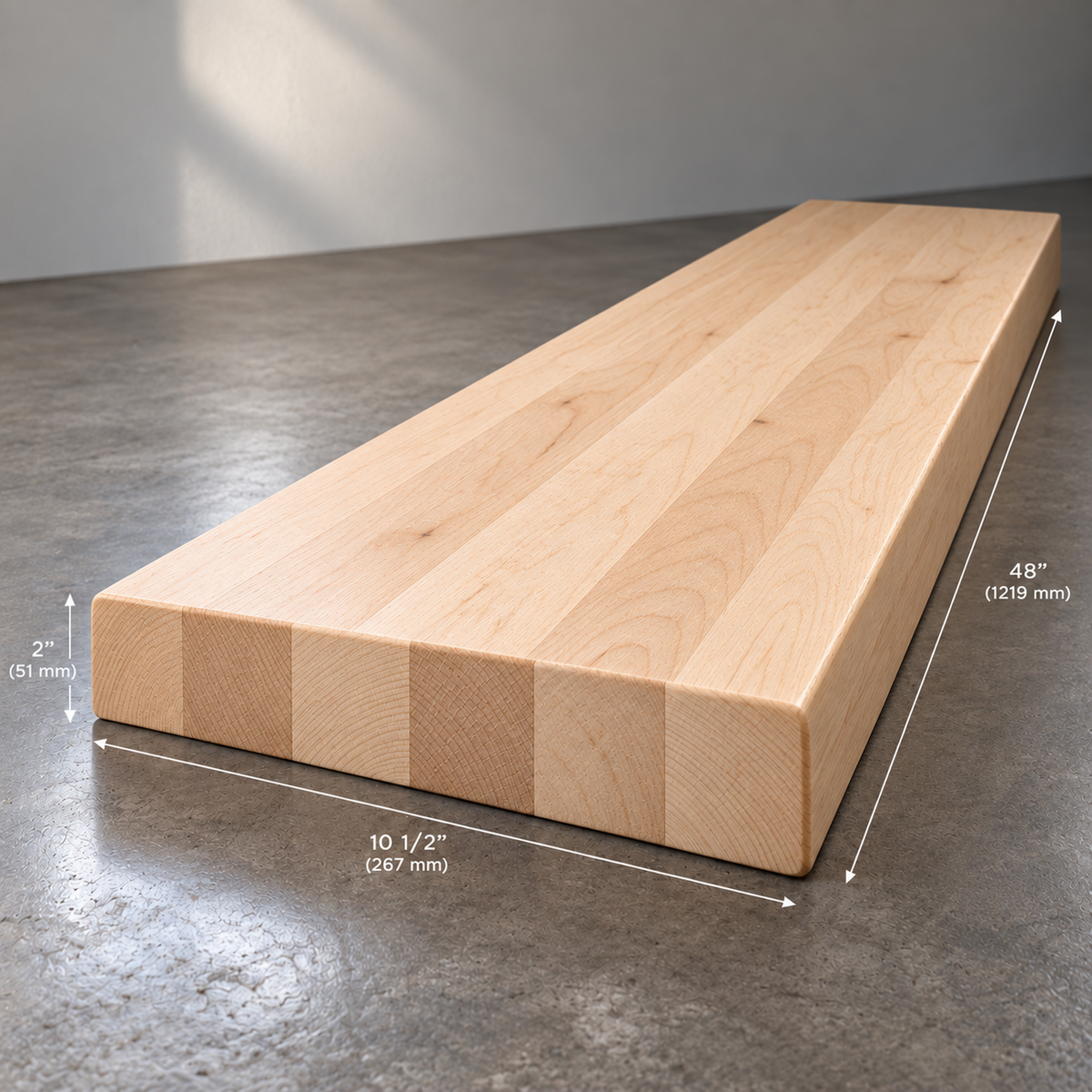 Sugar Maple Stair Treads