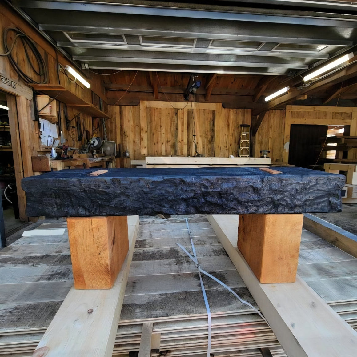 Banc Sérénité - Banc artisanal en bois massif