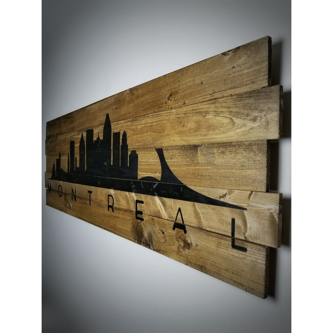 Skyline on Wood - 3