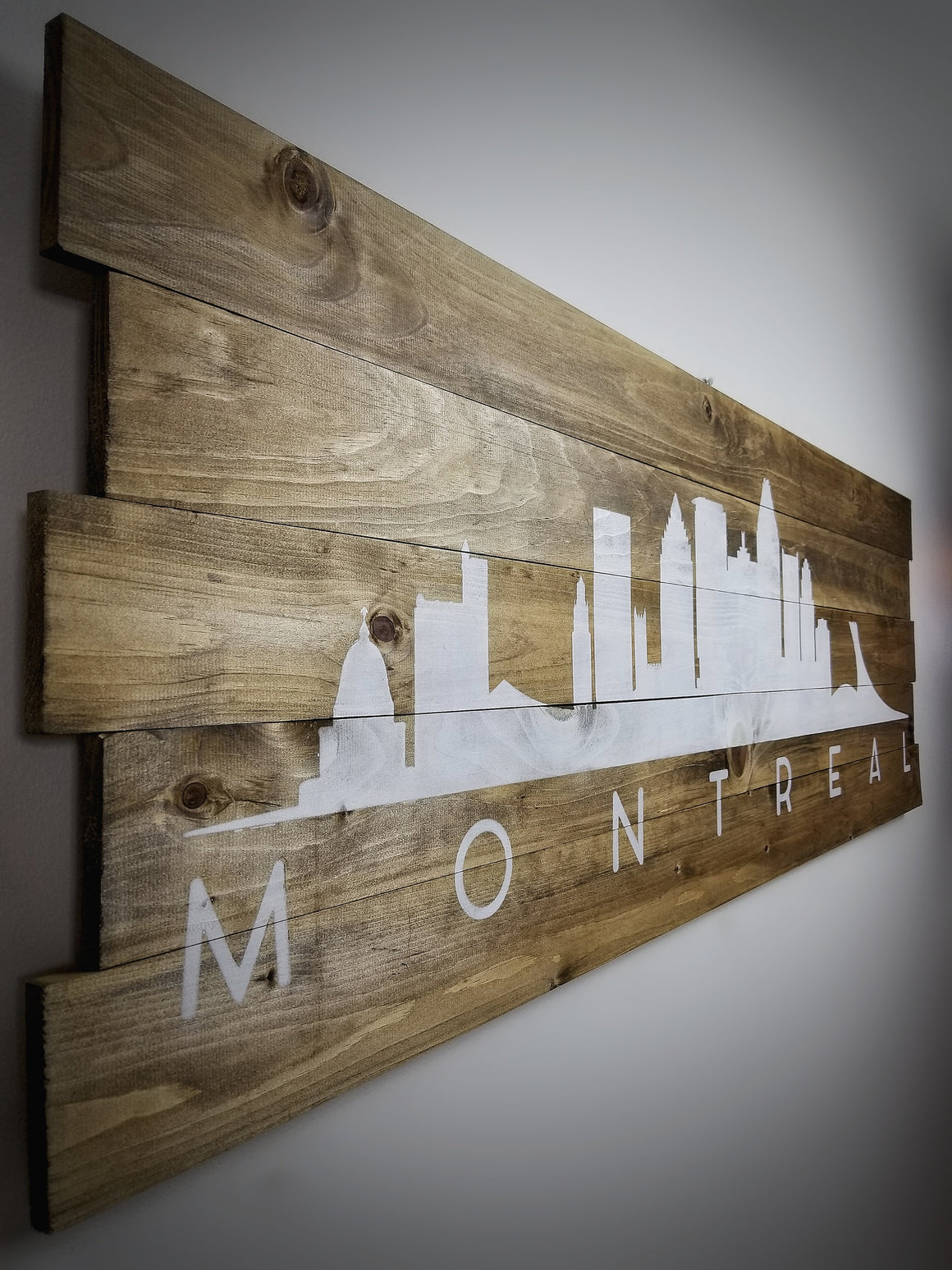 Skyline on Wood - 3