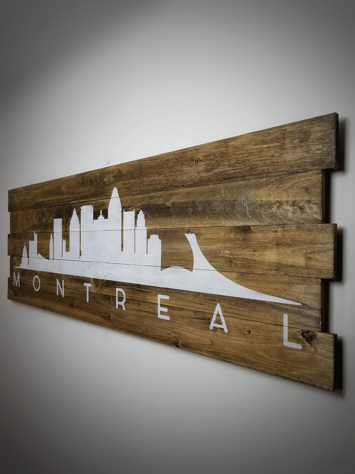 Skyline on Wood - 3