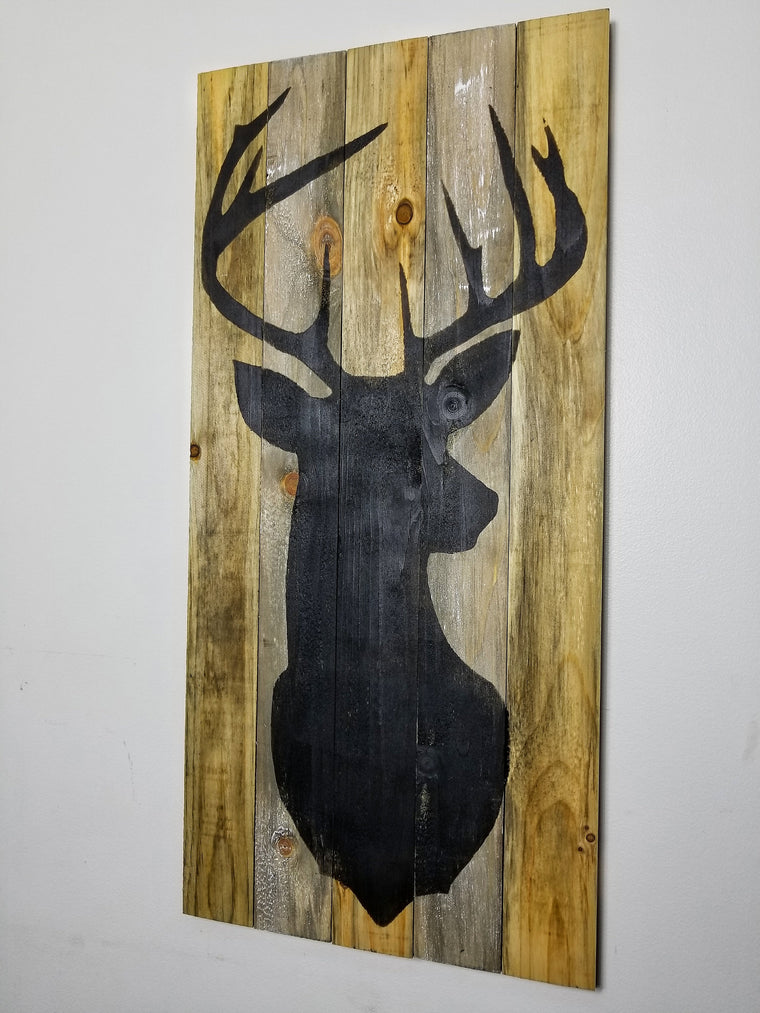 ONE Available | Deer Head on Wood