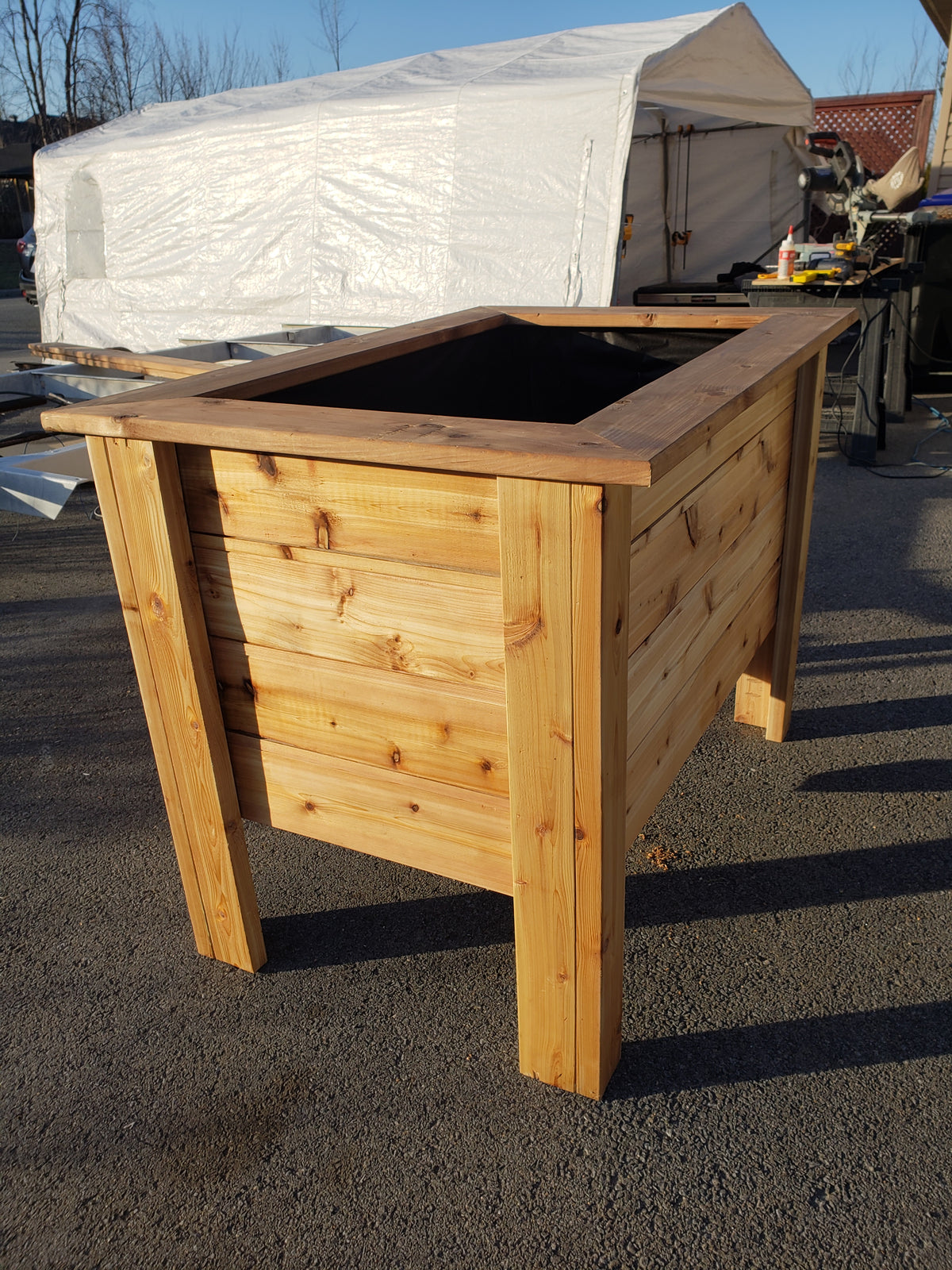 Cedar Wood Planter's Box