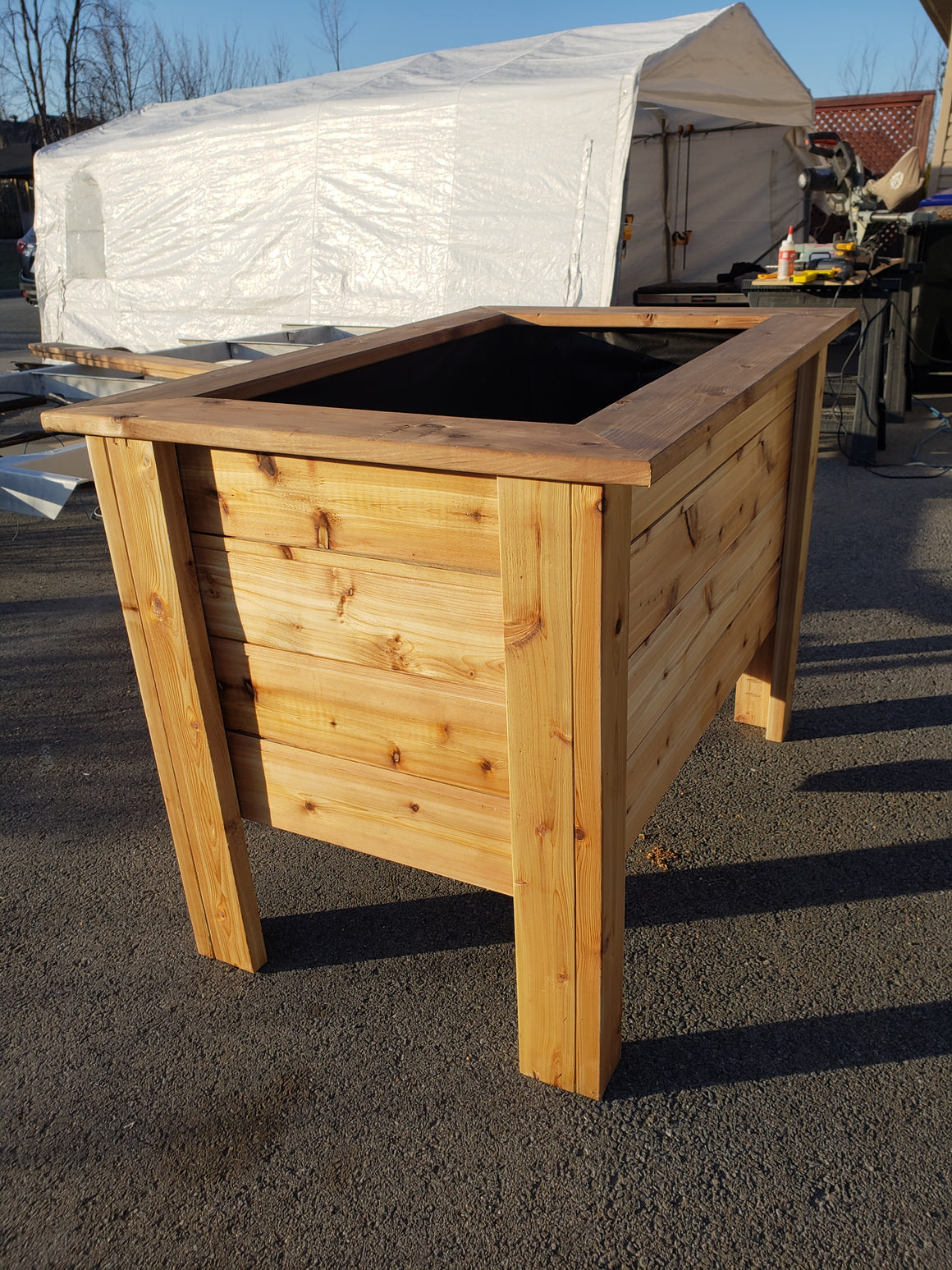 Cedar Wood Planter's Box