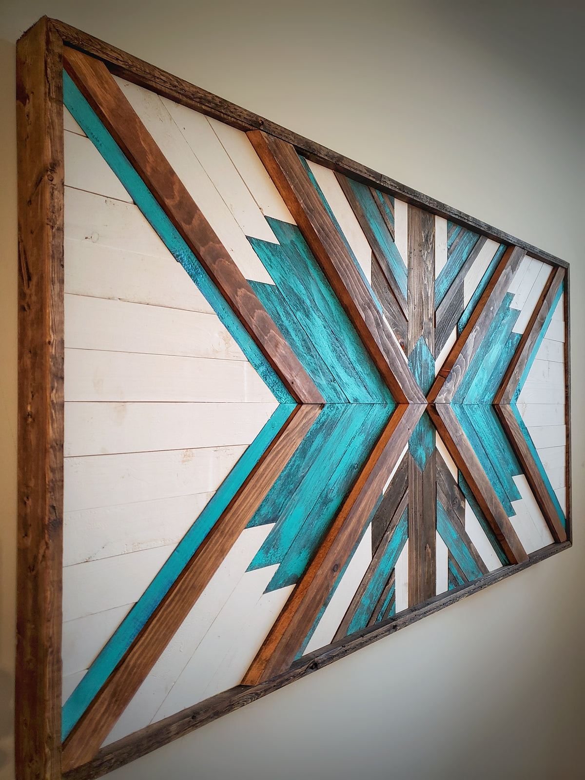 Boho — art mural en bois