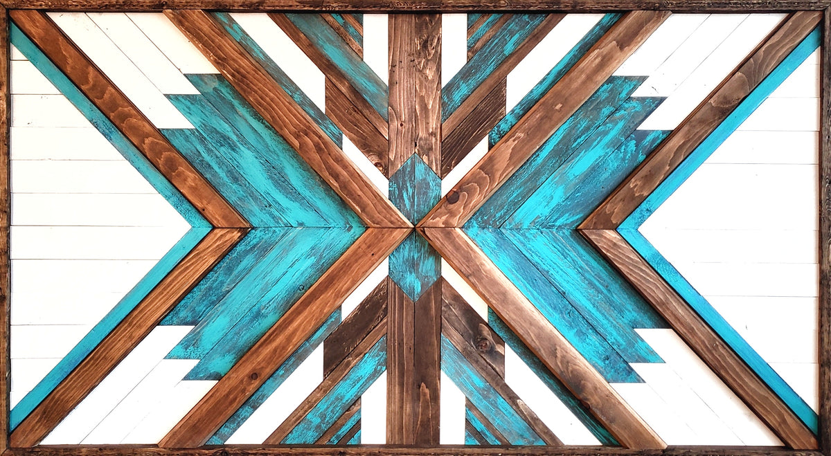 Boho — art mural en bois
