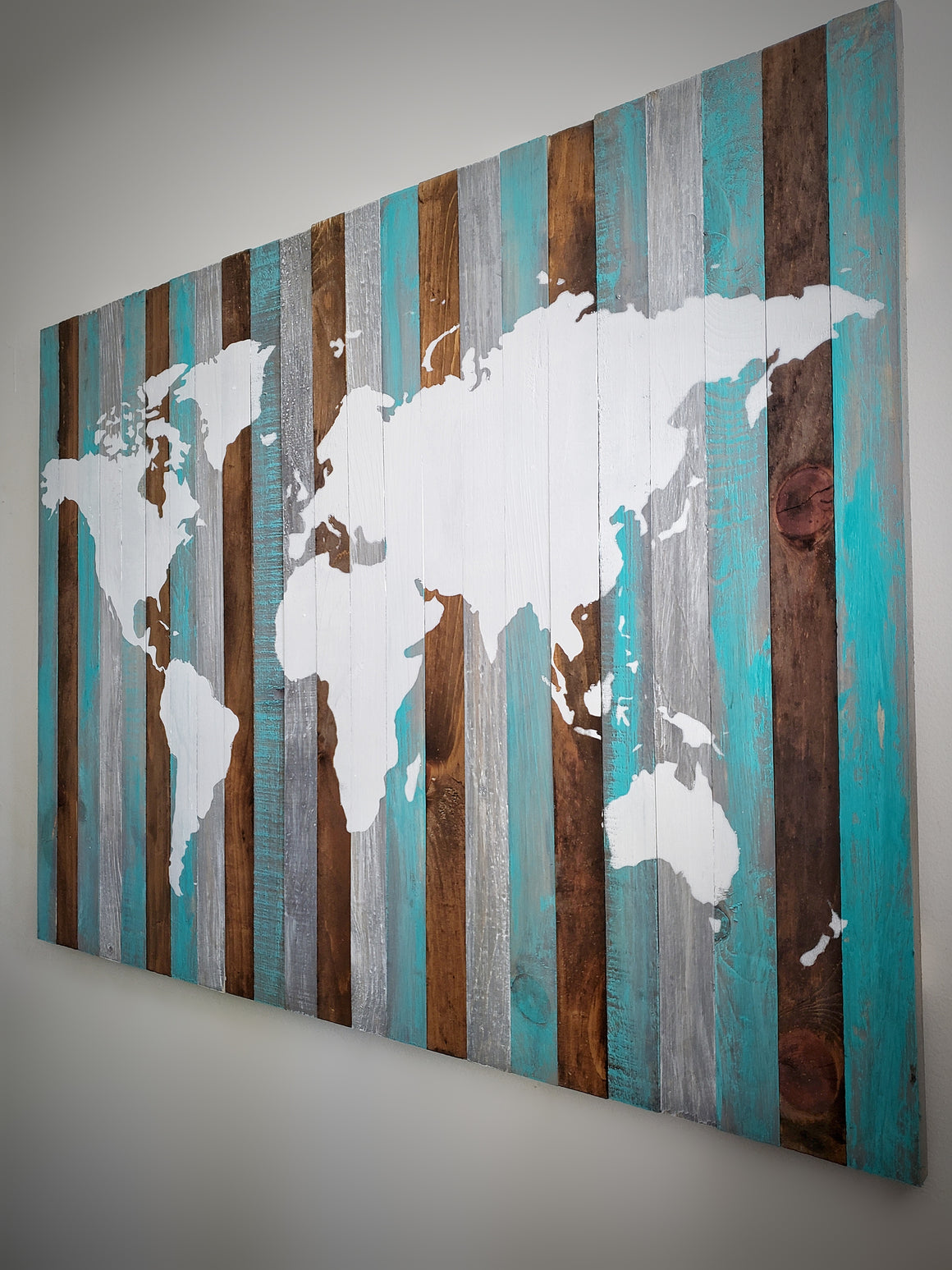 Rustic Chic Map | 38 x 26"