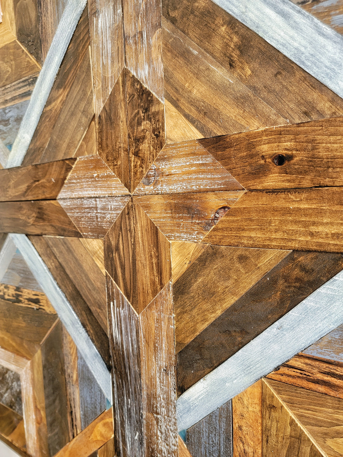 Sanctuary 1.0 | Geometric | Aztec | Wood Wall Art | Reclaimed Wood | Wall Hanging | Wooden Art | Handmade | Woodwork | Boho | Rustic | Chic
