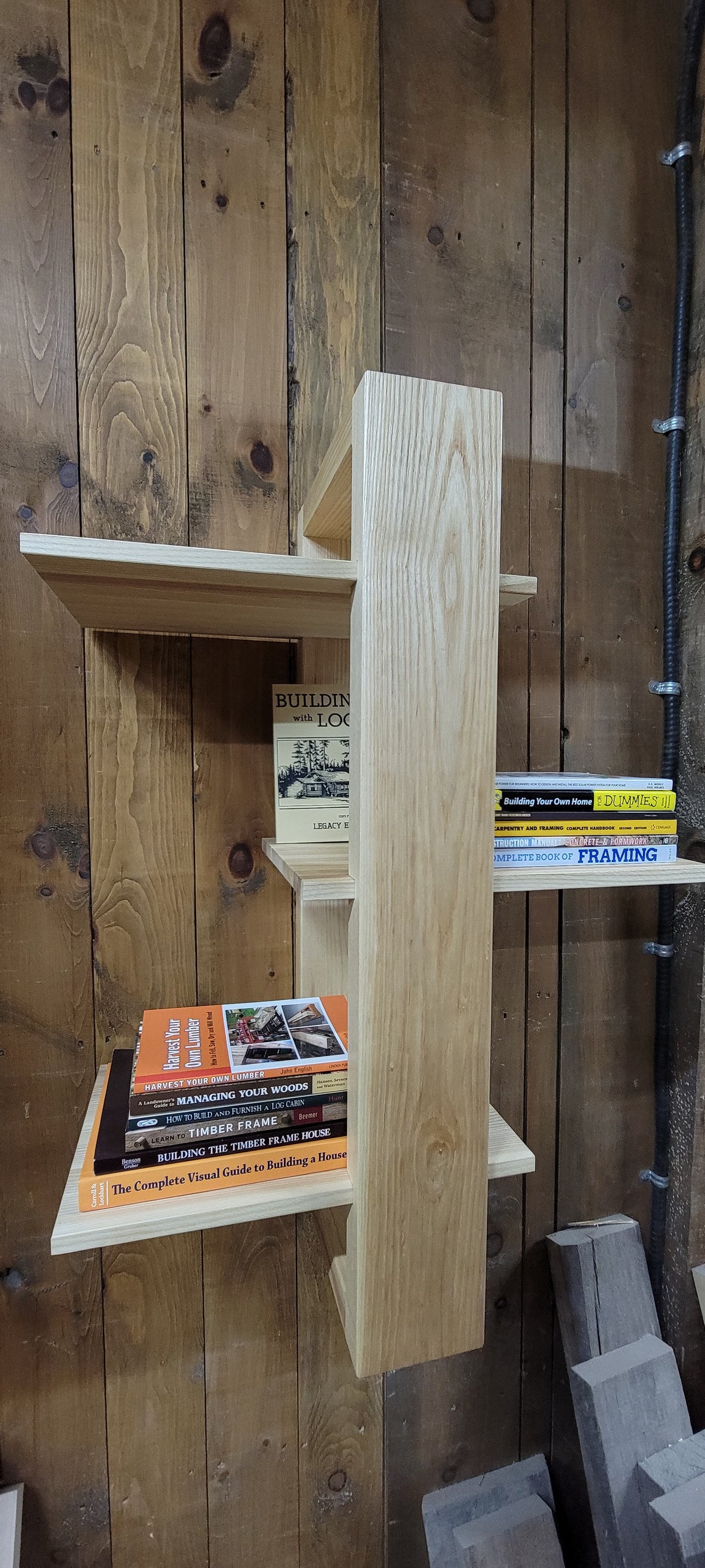 Ash Wood Shift Shelf